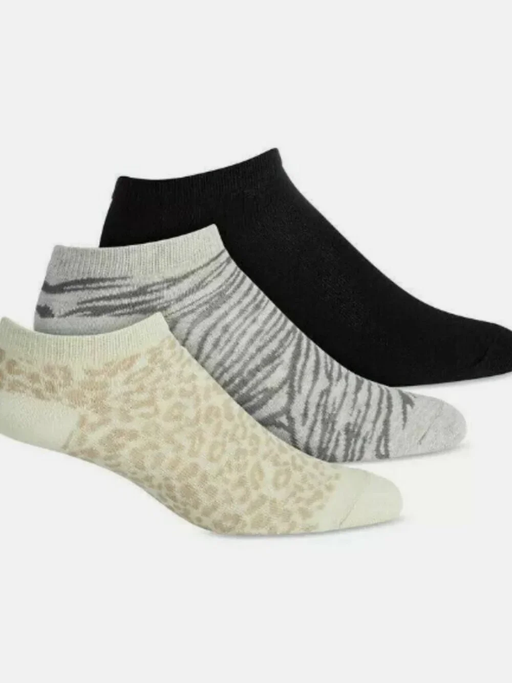JENNI Womens Low Cut Socks 3 Pair Pack, MULTICOLOR, Size 9-11